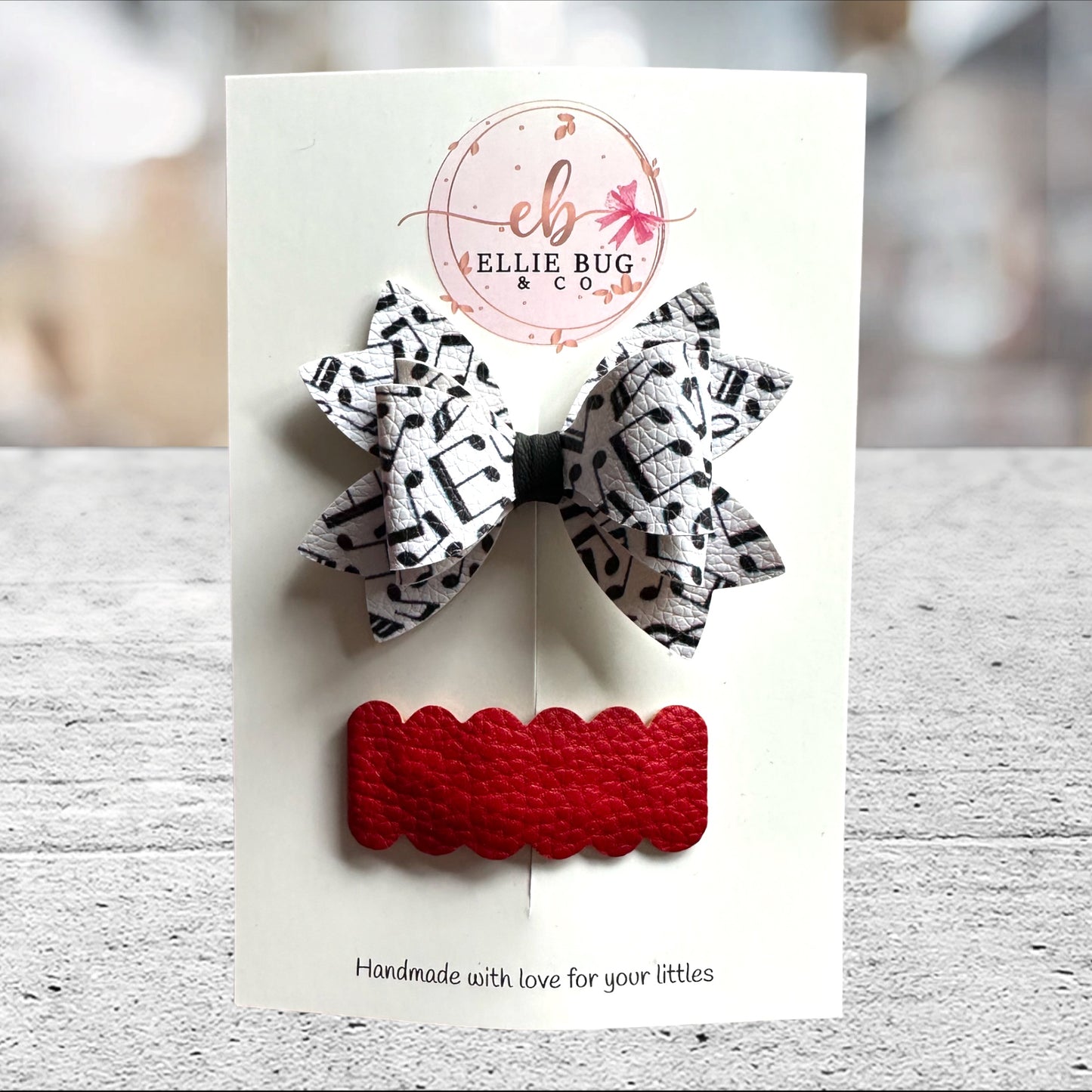 Music Notes/ Red Set
