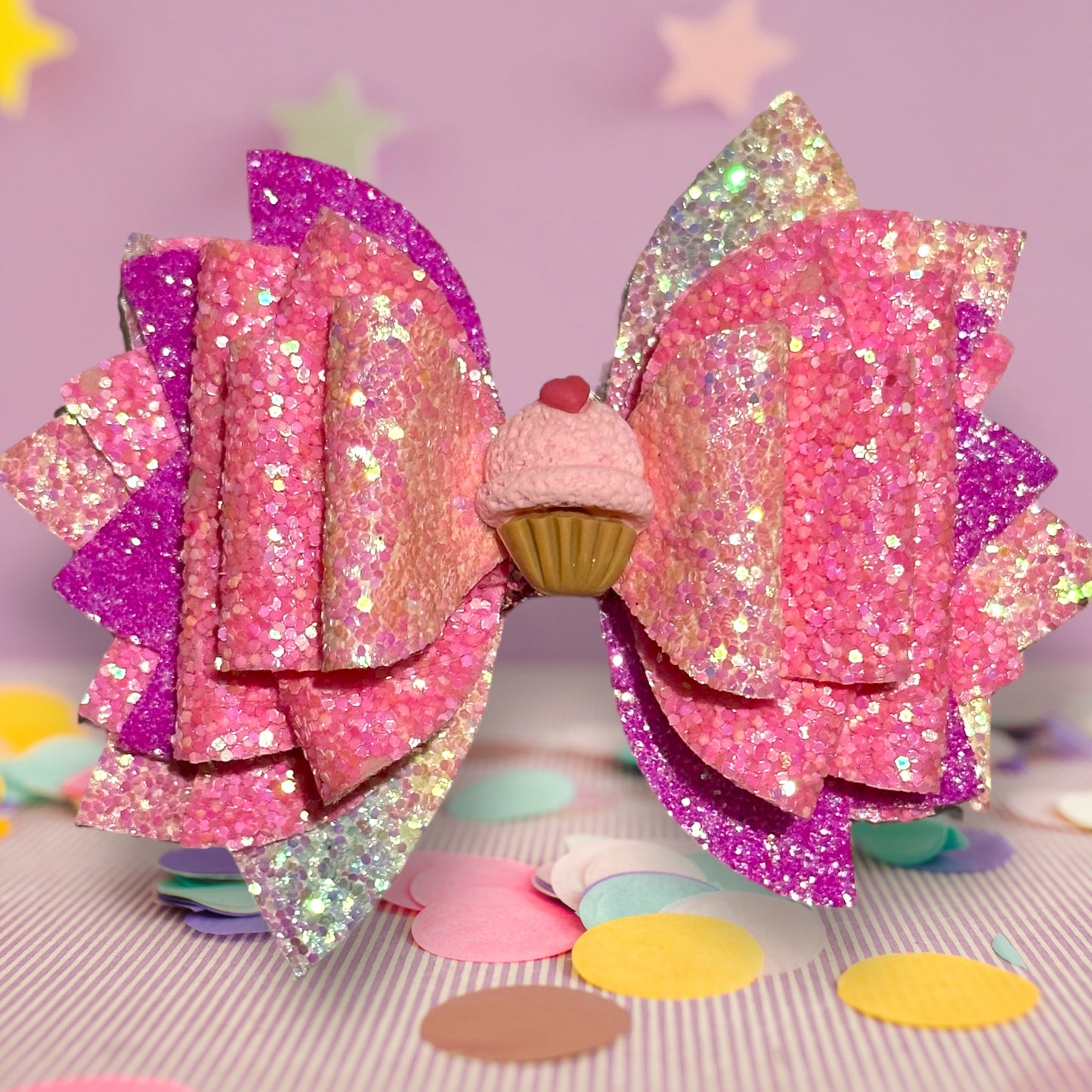 Yummy Cupcake Bow