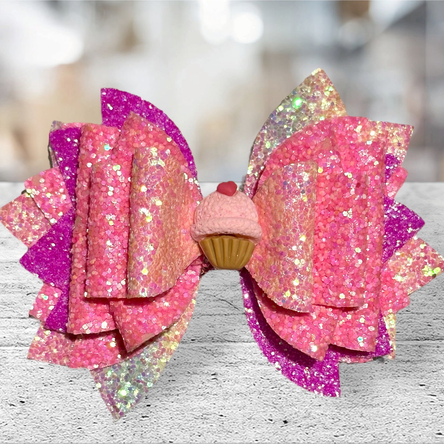 Yummy Cupcake Bow