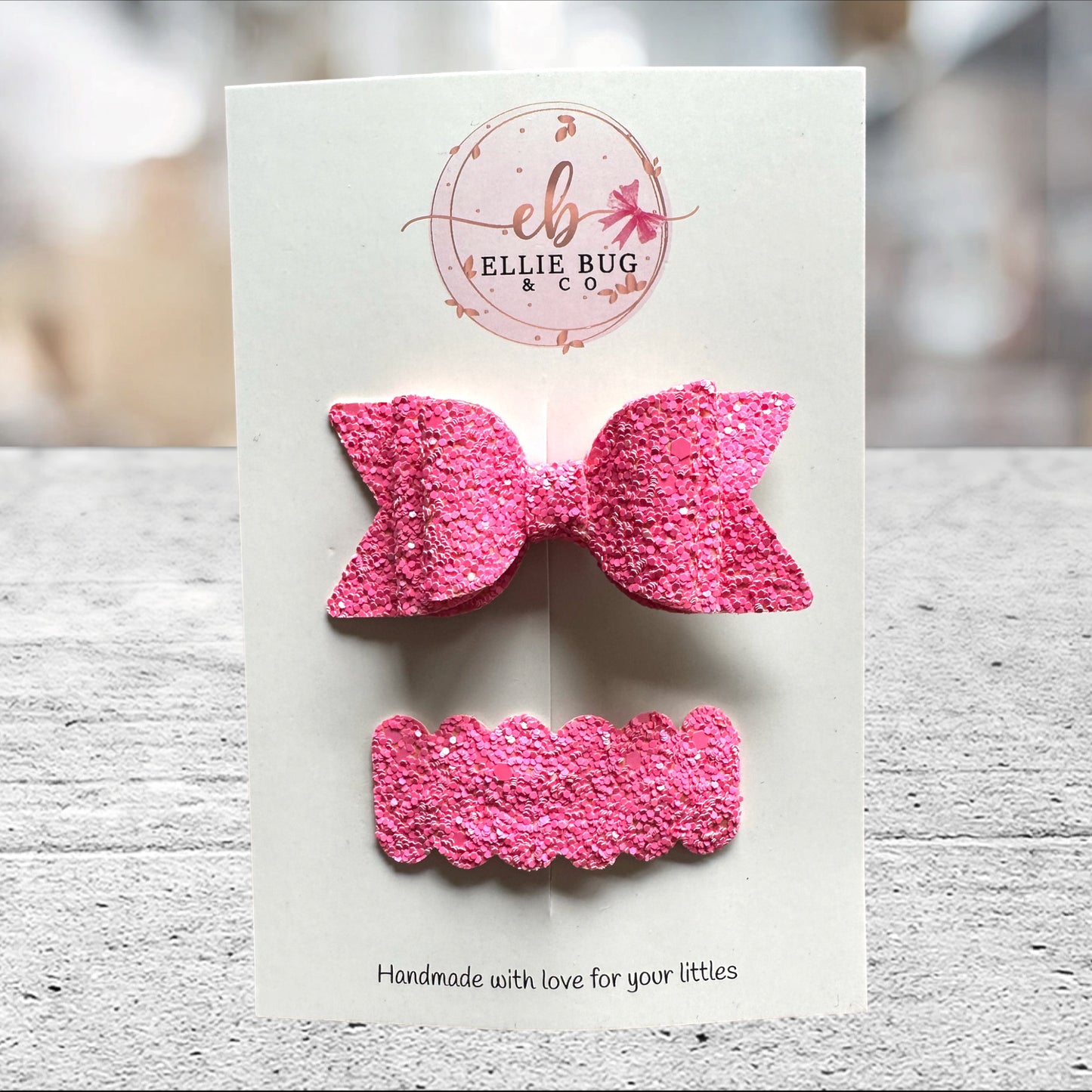 Hot Pink Chunky Glitter Set