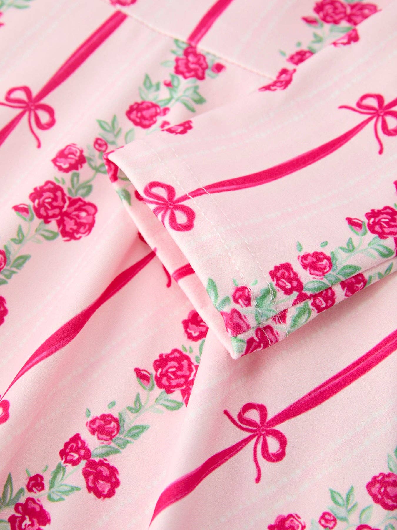 Girls Bow Rose Dress Long Sleeve Twirl Dress: 4