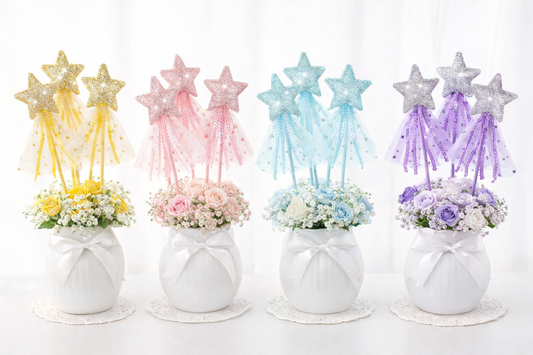 Glitter Star Fairy Wand
