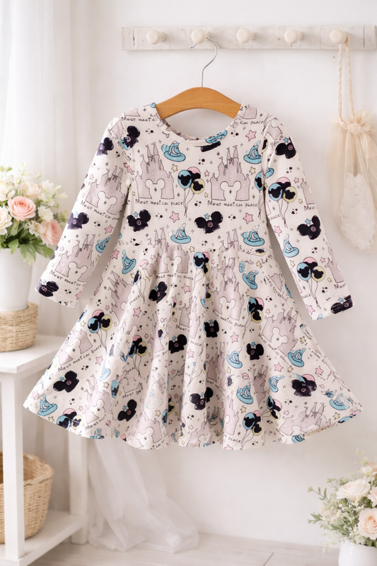 Magical Places Toddler Dress