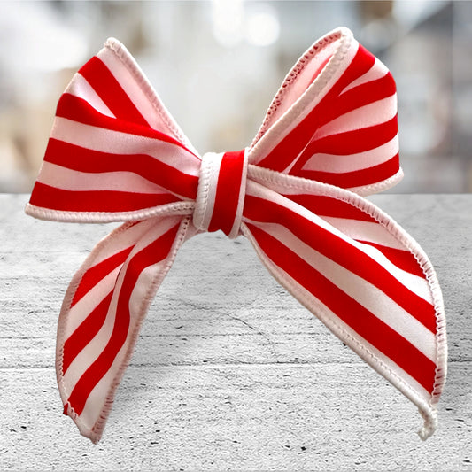 Candy Stripe Bow