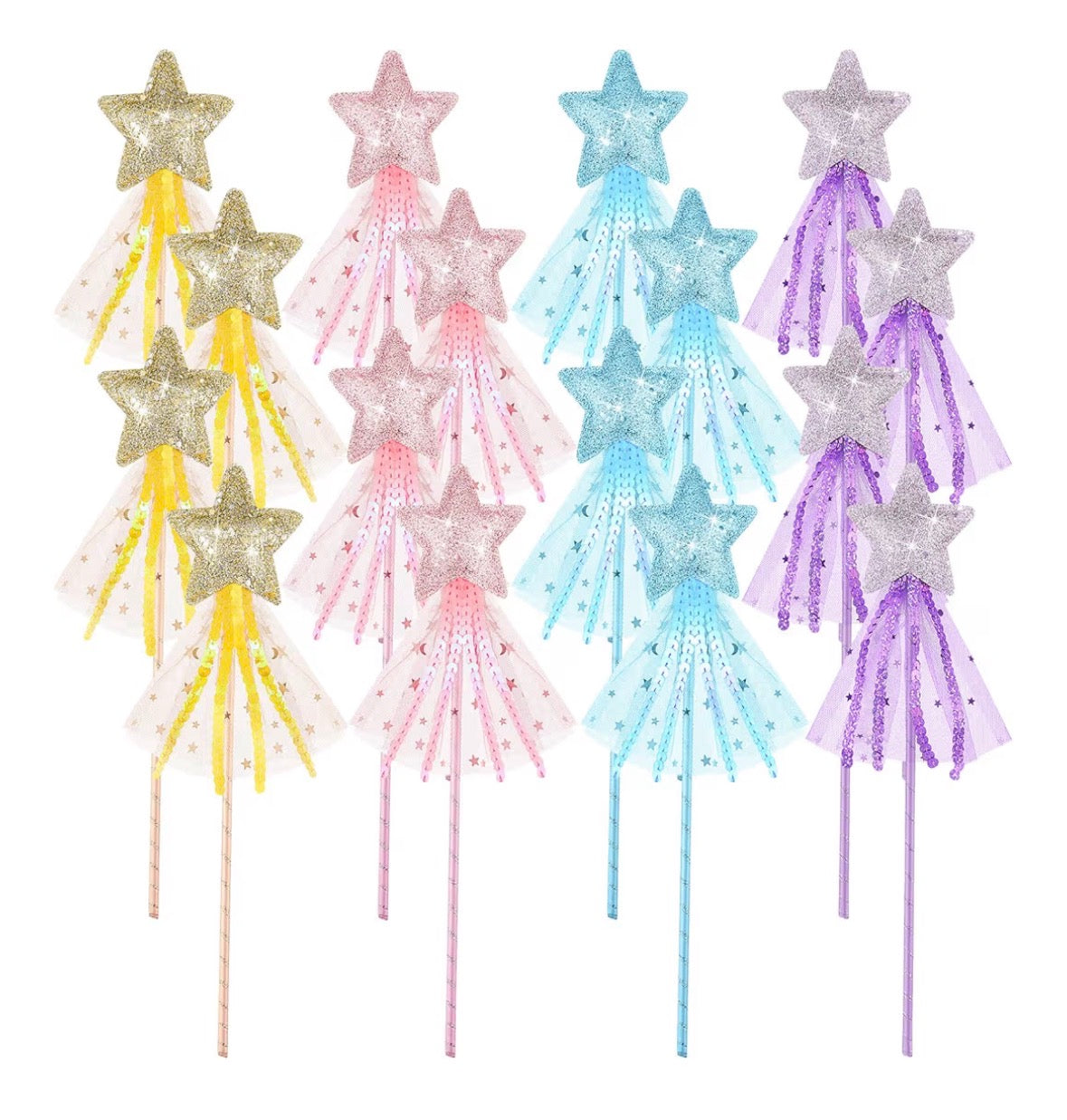 Glitter Star Fairy Wand
